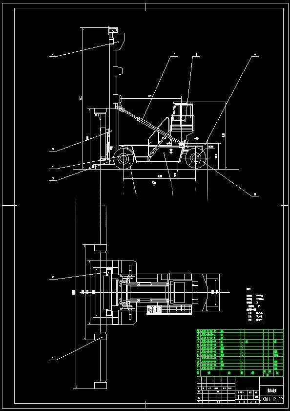 Design of lifting mechanism for 9T container forklift | manyCAD