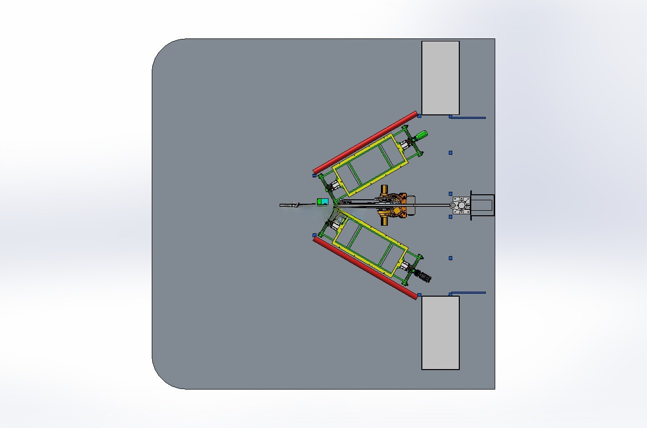 Industrial Robot Automation Work Cell – STEP CAD Model