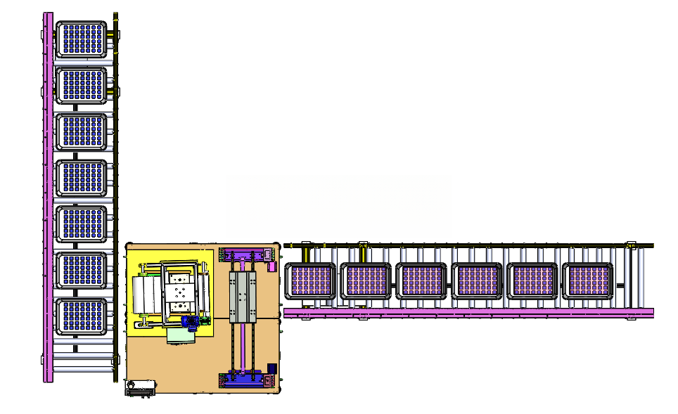 Rubik's Cube finished plastic sealing packaging roller cutting line ...