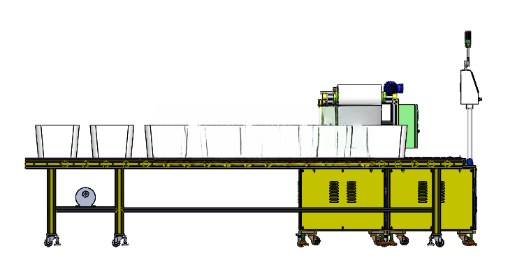 Rubik's Cube finished plastic sealing packaging roller cutting line ...
