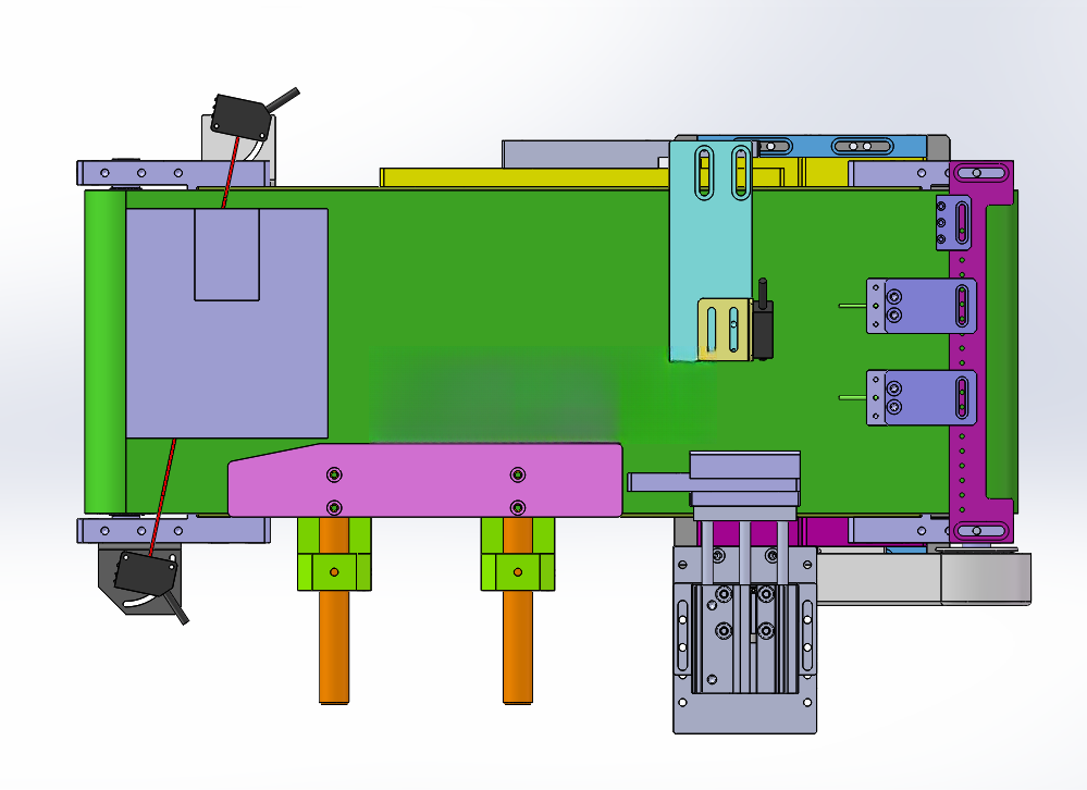 Processing positioning conveyor belt machine | manyCAD