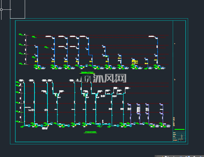 Plus Plumb International Cultural Manor Plumbing and Drainage Dr… – DWG CAD Model