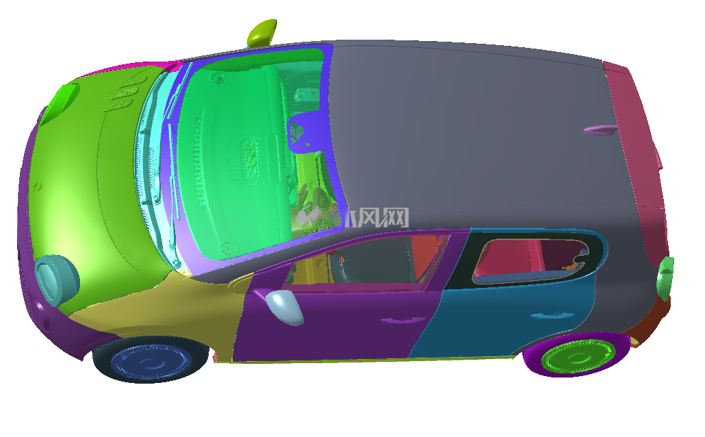 Renault Twingo E-Tech 2026 – CATPRODUCT/CATPART CAD Model