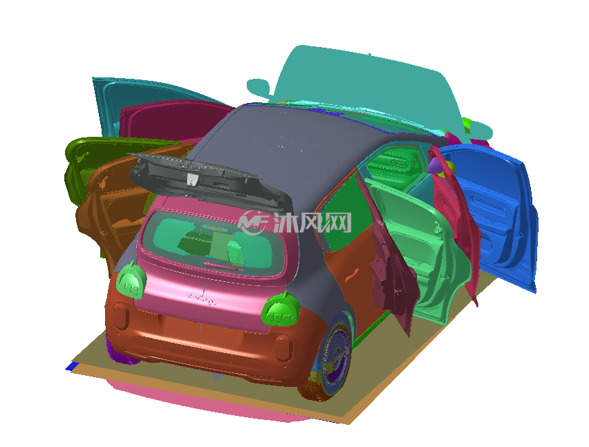 Renault Twingo E-Tech 2026 – CATPRODUCT/CATPART CAD Model