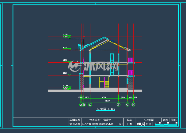 Structura Model 313 sqm Three-Story Villa Architectural and Structura… – DWG CAD Model