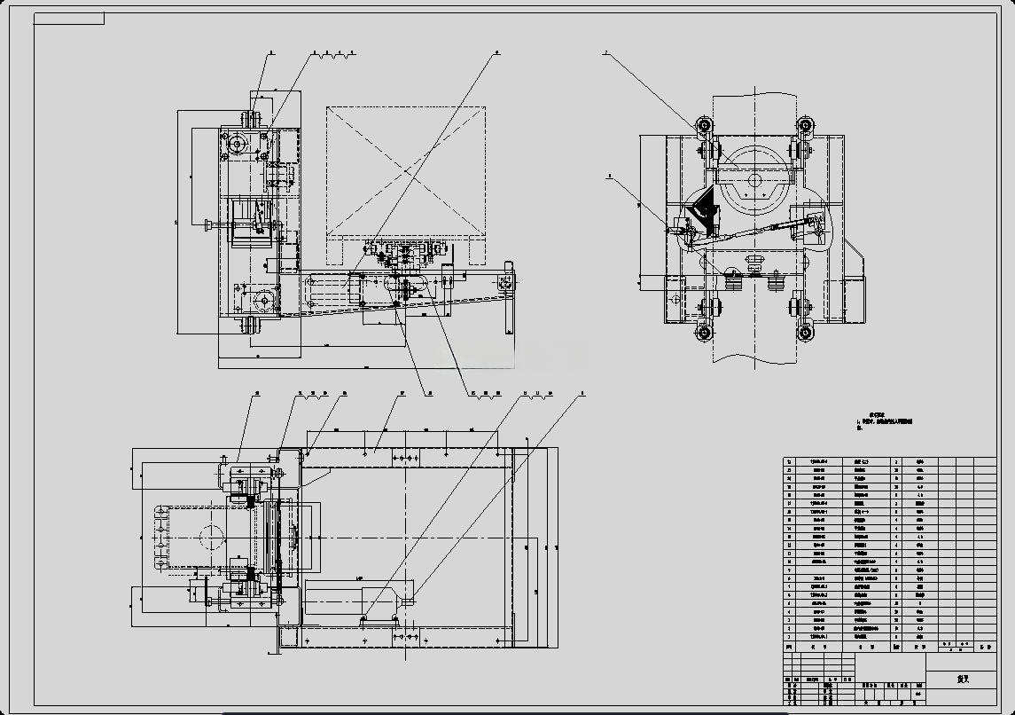 Crane Rig Design Stacker Crane Design – DWG CAD Model for Palletizer