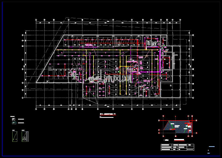 Industrial Service Center Electrical Construction Dra… – DWG CAD Model